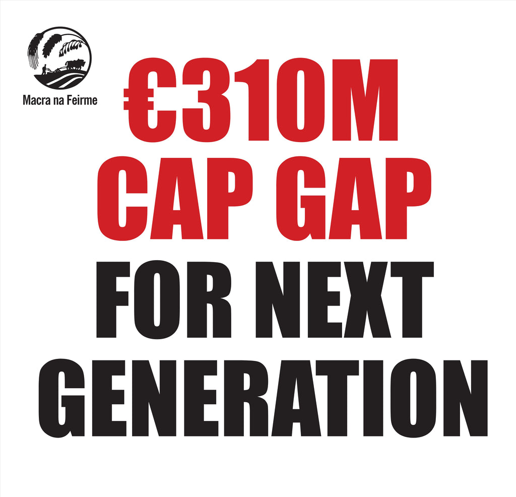 CAP Gap of €310m For Young Farmers